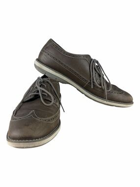 Timberland SensorFlex Leather Wingtip Oxford Shoes Brown Men’s 11.5